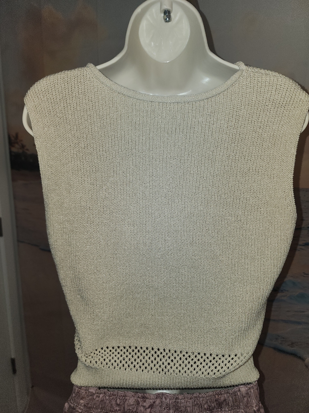 COMMENSE Classic Cream Knit Women’s Sweater - Picture 6 of 6